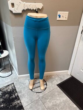 lululemon Bright Teal High-Waist Leggings
